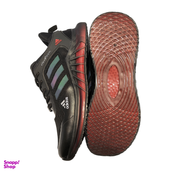 کفش پیاده روی مدل آدیداس کلودفوم روی کد B973 رنگ مشکی