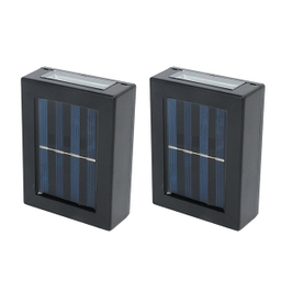 چراغ پارکی خورشیدی سولونیکس مدل 4LED-Solar-Wall Lamp مجموعه 2 عددی