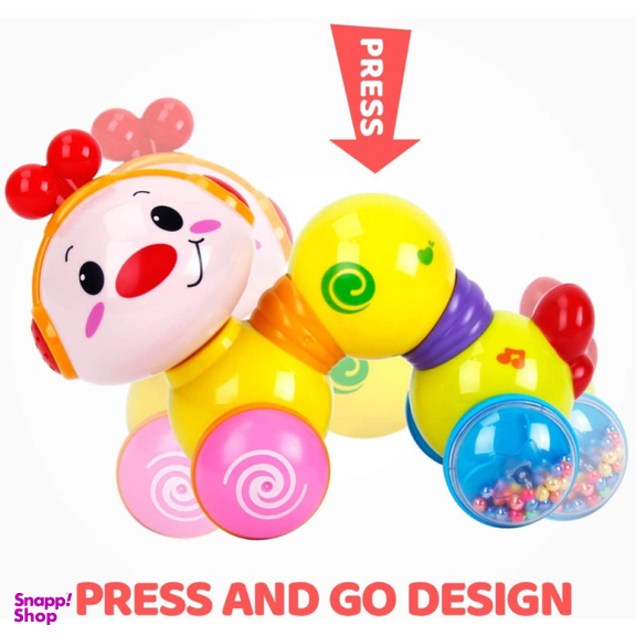 کرم خزنده موزیکال هولی تویز مدل 997 Hola Toys