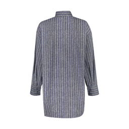 مانتو زنانه لوینت مدل سولینا  کد 0117 رنگ طوسی سرمه ای