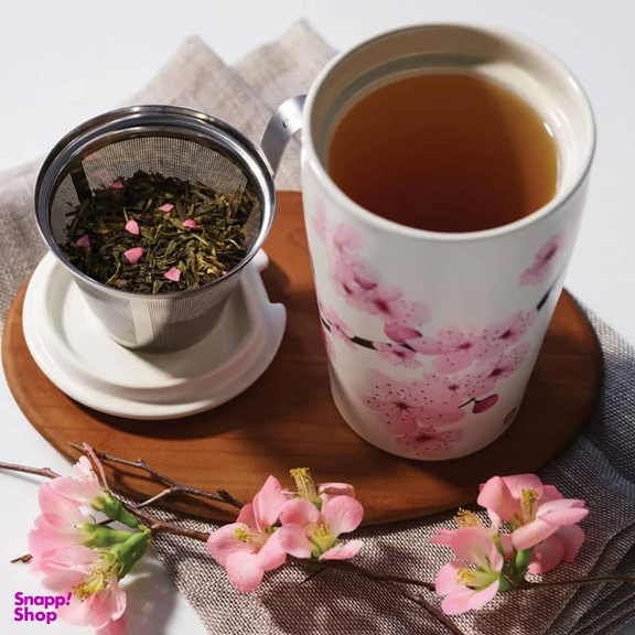 ماگ تی فورتی مدل شکوفه های گیلاس
