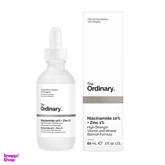 سرم پوست دی اوردینری مدل 1٪ Niacinamide 10٪ + Zinc حجم 30 میلی لیتر