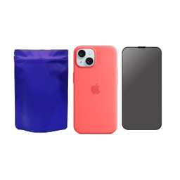 کاور گوشی موبایل مدل M-B Silicon مناسب اپل iPhone 15 به همراه محافظ صفحه نمایش Privacy
