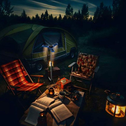 چراغ پایه دار کمپینگ پاورولوژی مدل 2600mAh Camping Light