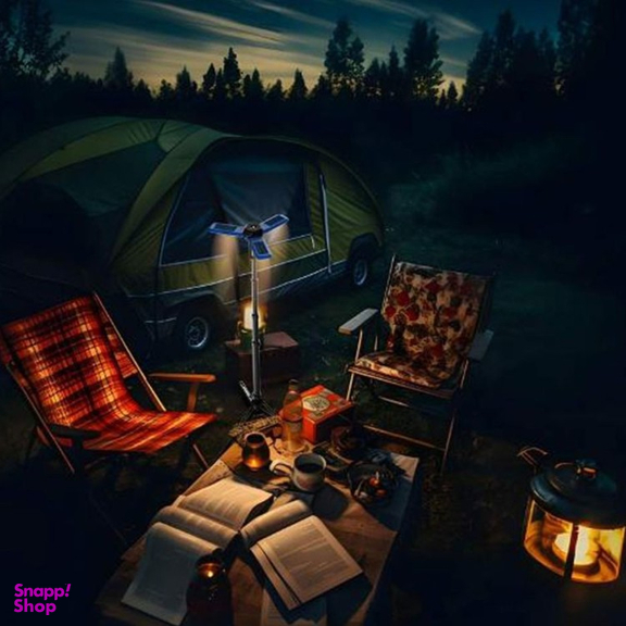 چراغ پایه دار کمپینگ پاورولوژی مدل 2600mAh Camping Light