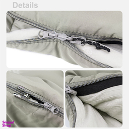 کيسه خواب 18- درجه نیچرهایک مدل Envelope W Hat Washable Cotton Sleeping Bag M400 کد MSD02