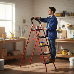 نردبان 5 پله آذر پله مدل R05