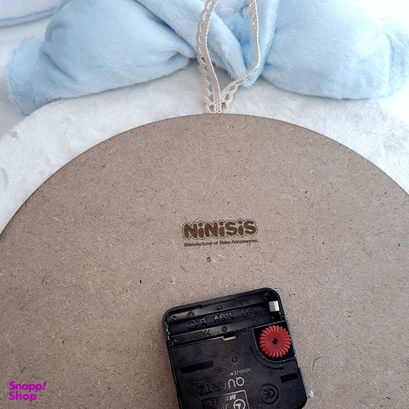 ساعت دیواری کودک نی نی سیس مدل خرگوش کد W-RAB-AB