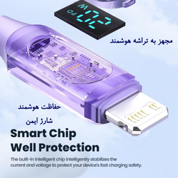 کابل تبدیل Type-C به Lightning توکی مدل 20W TQ-X55 طول 1 متر