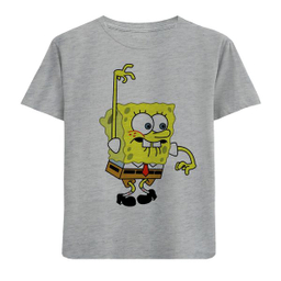 تیشرت آستین کوتاه بچگانه مدل باب اسفنجی F710