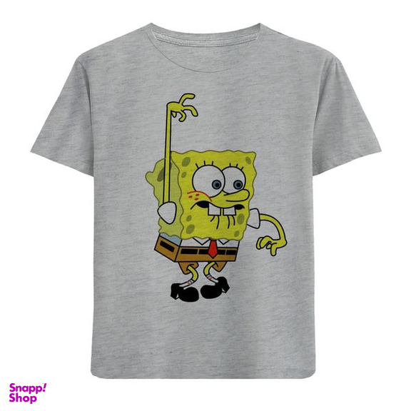 تیشرت آستین کوتاه بچگانه مدل باب اسفنجی F710