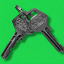 قفل و سوییچ درب آرمین تیتان مدل 001196 مناسب پیکان بسته 2 عددی