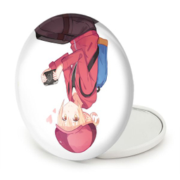 آینه جیبی خندالو طرح دوما اومارو انیمه تومو داچی گیم Tomodachi Game مدل تاشو کد 18471