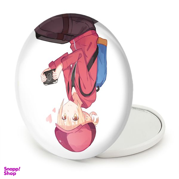 آینه جیبی خندالو طرح دوما اومارو انیمه تومو داچی گیم Tomodachi Game مدل تاشو کد 18471