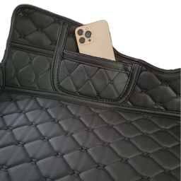 کفپوش پنج بعدی خودرو طرح گلدوزی مدل فراز پوش مناسب کوییک