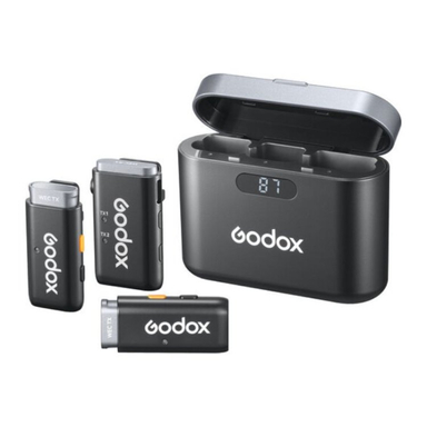 میکروفون بی‌ سیم یقه‌ ای گودکس مدل Godox WEC 2-Person Wireless Microphone