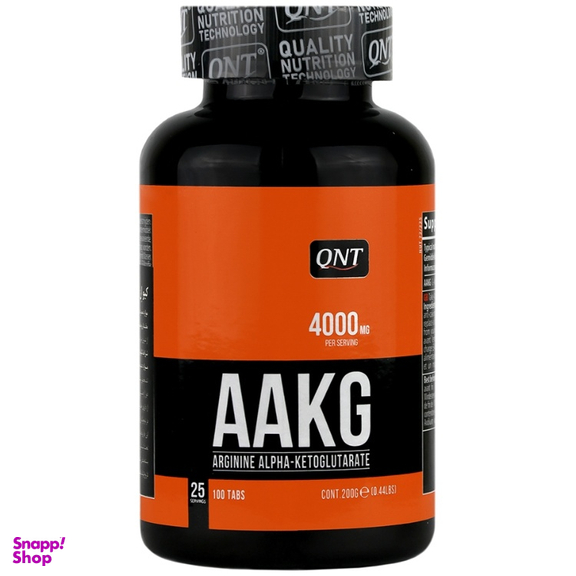 قرص AAKG ال آرژنین 4000 میلی گرم کیو ان تی بسته 100 عددی