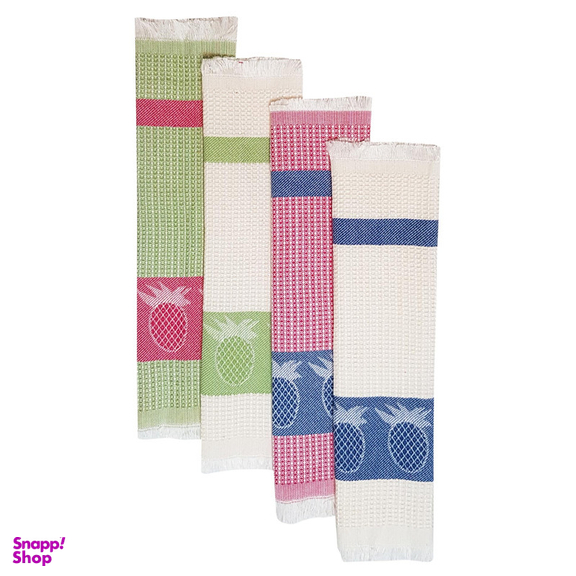 دستمال نظافت خانه و آشپزخانه نخ ماییلدا مدل 5399 بسته 4 عددی