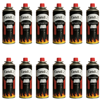 کپسول گاز مسافرتی کارتل کد CG-12 بسته 12 عددی