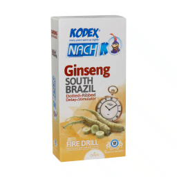 کاندوم تاخیری جینسینگ کدکس مدل Ginseng بسته 12 عددی