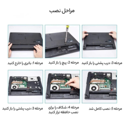 رم لپ تاپ سامسونگ مدل 1333MHz DDR3 PC3 10600S ظرفیت 4 گیگابایت