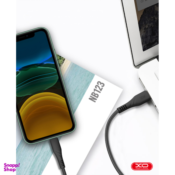 کابل دیتا Type-C به Lightning ایکس او مدل NB123 طول 1 متر
