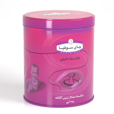 چای سیاه خارجی شکسته ممتاز زرین کلکته سوفیا وزن 450 گرم