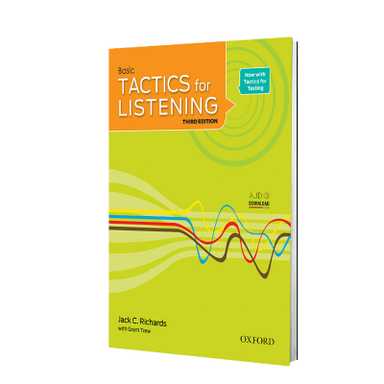 کتاب Tactics for Listening Basic اثر Jack C.Richards and Grant Trew انتشارات آریونا به همراه سی دی