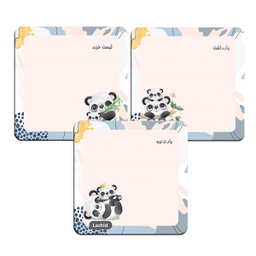 مگنت یخچال لاژید مدل برنامه روزانه کد MGNT032 سایز 9×9 سانتی متر بسته 3 عددی