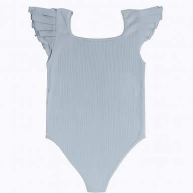 بادی دخترانه مدل پروانه کد 003 طرح کبریتی رنگ طوسی روشن