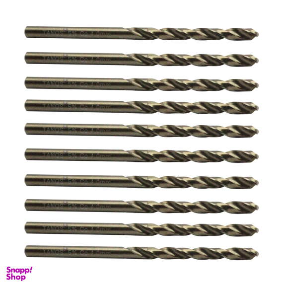 مته کبالت تانوس مدل YP-HSS-SIZE04 سایز 4 میلی متر مجموعه 10 عددی