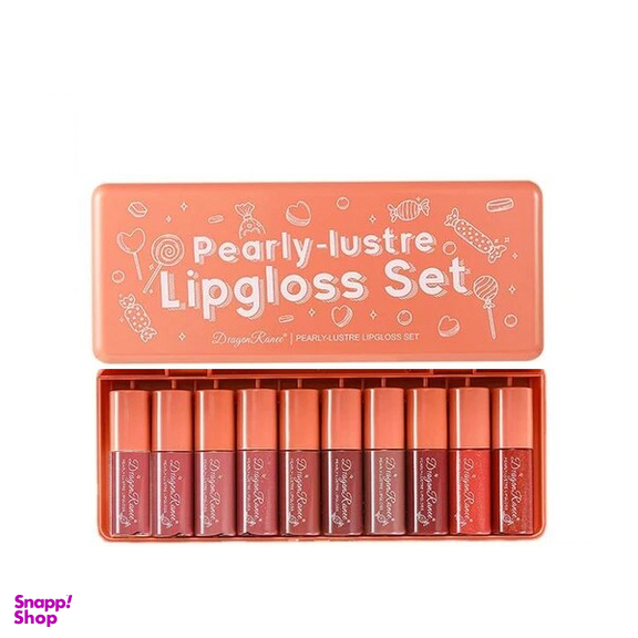 رژ لب مدل pearly lustre lip gloss کد 101 مجموعه 10 عددی