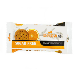 بیسکویت سبوس دار کرمدار پرتقالی بیلو وزن 768 گرم بسته 12 عددی