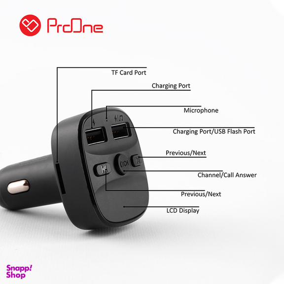 پخش کننده اف ام خودرو پرووان مدل BT05