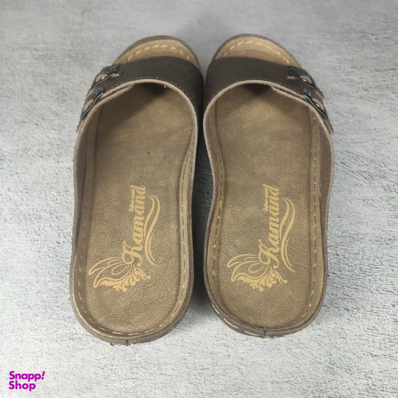 دمپایی طبی زنانه کمند مدل 109 رنگ شکلاتی