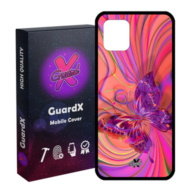 کاور گارد ایکس طرح پروانه مدل Glass10280 مناسب برای گوشی موبایل سامسونگ Galaxy A34 / A34 5G
