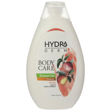 شامپو بدن هیدرودرم (Hydroderm) مدل Peach وزن 500 گرم