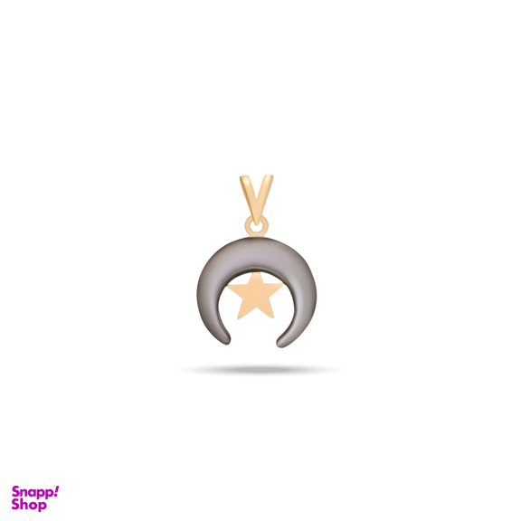 آویز گردنبند طلا 18 عیار زنانه میلی گالری طرح ماه و ستاره کد MT2149