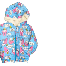 کاپشن دخترانه طرح کارتونی کد 127