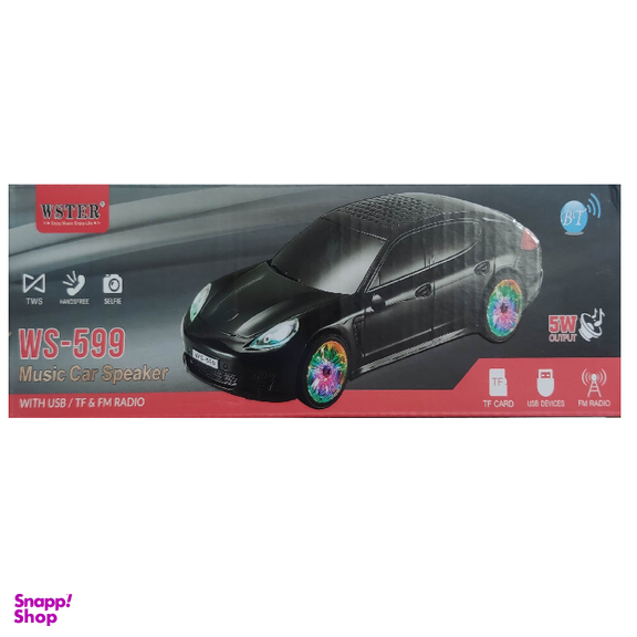 اسپیکر بلوتوثی وستر طرح ماشین کد WS-599