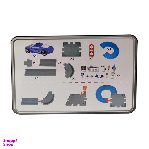 کیت ماشین بازی مدل پارکینگ پلیس کد 380-15