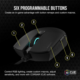 ماوس باسیم مخصوص بازی کورسیر مدل KATAR PRO XT Ultra-Light