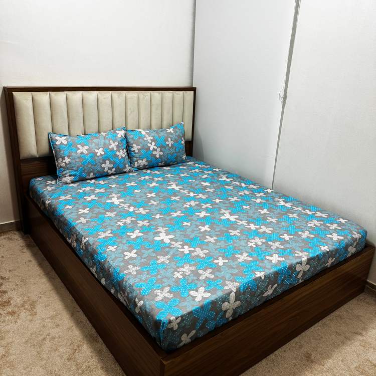 سرویس ملحفه دو نفره سه تکه ناتوسا مدل توسکا کد 160