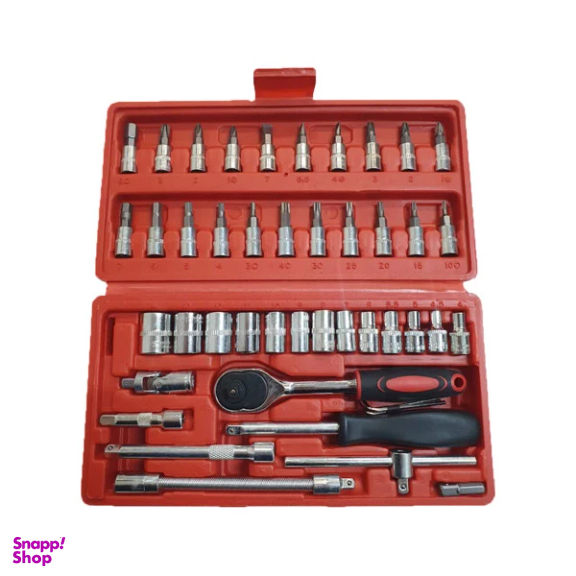 جعبه بکس جی ان تی مدل YP J-10045 مجموعه 46 عددی