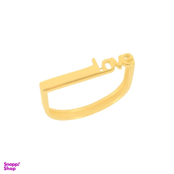 انگشتر طلا 18 عیار زنانه میو گلد طرح LOVE کد R2292 سایز 54