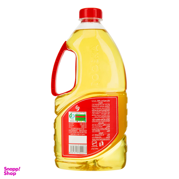 روغن سرخ کردنی حاوی کنجد توسکا وزن 1620 گرم