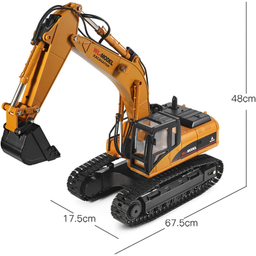 ماشین بازی کنترلی دبلیو ال تویز مدل 16800 RC Excavator