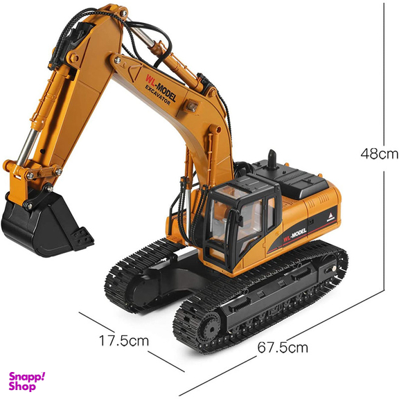 ماشین بازی کنترلی دبلیو ال تویز مدل 16800 RC Excavator