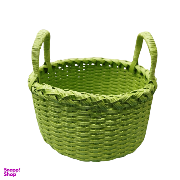 سبد میوه حصیری کد 9237 رنگ سبز
