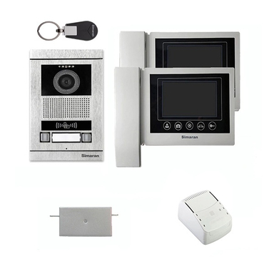 پک کامل آیفون تصویری سیماران 4/3 اینچ با حافظه مدل HS-43TKM